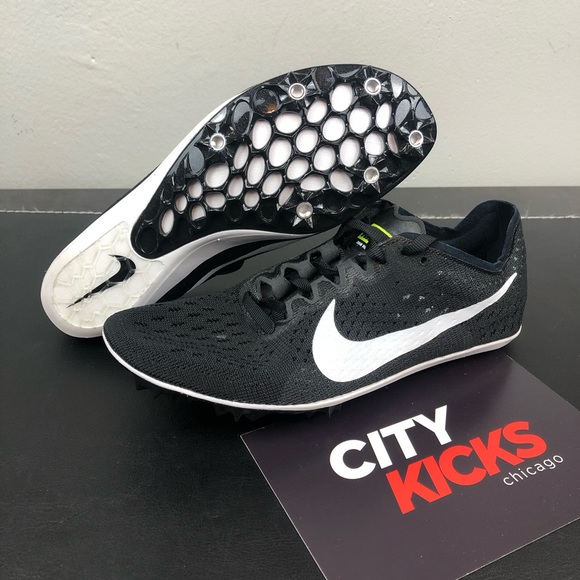 Nike Victory 3 Track & Field Cleats Black White - Picture 1 of 6